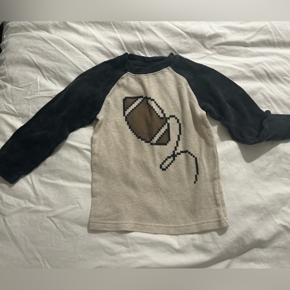 Mish mish football graphic pixel shirt